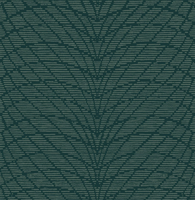 A-Street Prints Aperion Dark Green Chevron Wallpaper