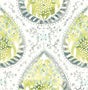 A-Street Prints Alistair Green Medallion Wallpaper