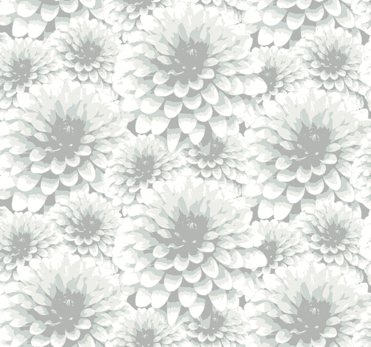 A-Street Prints Umbra Floral Light Grey Wallpaper