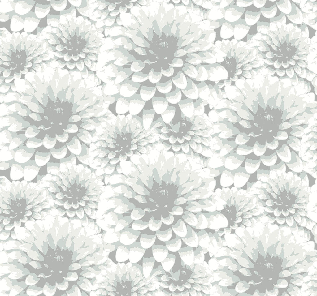 A-Street Prints Umbra Floral Light Grey Wallpaper