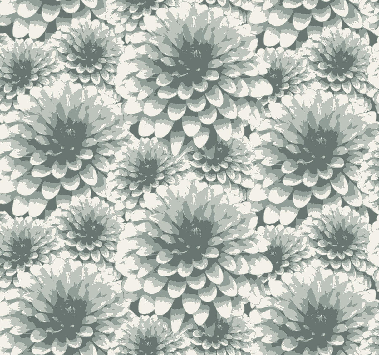 A-Street Prints Umbra Floral Teal Wallpaper