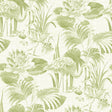 A-Street Prints Frolic Green Lagoon Wallpaper