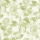 A-Street Prints Frolic Green Lagoon Wallpaper