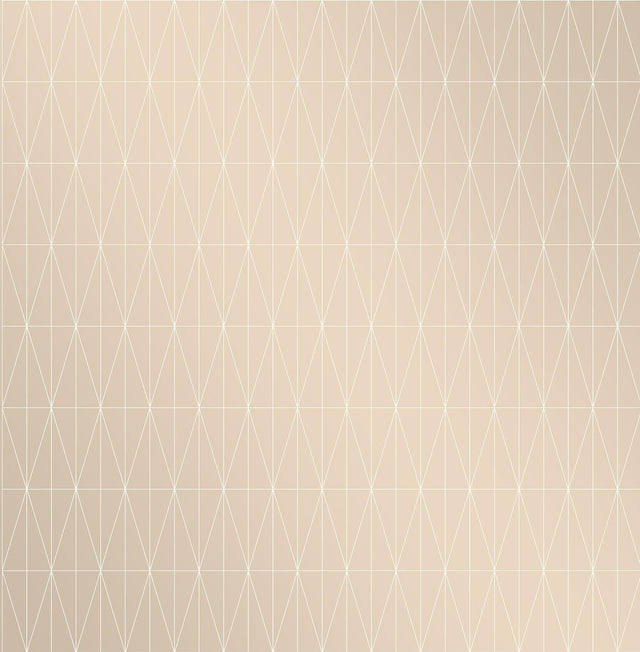 A-Street Prints Tofta Beige Geometric Wallpaper