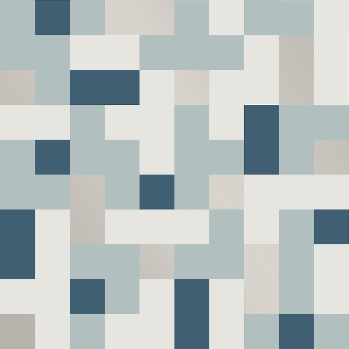 A-Street Prints Alby Blue Geometric Wallpaper
