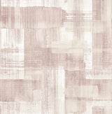 A-Street Prints Trosa Brushstroke Light Pink Wallpaper