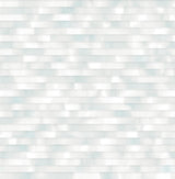 A-Street Prints Kalmar Hazy Stripe Light Blue Wallpaper
