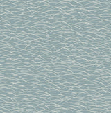 A-Street Prints Hono Blue Abstract Wave Wallpaper