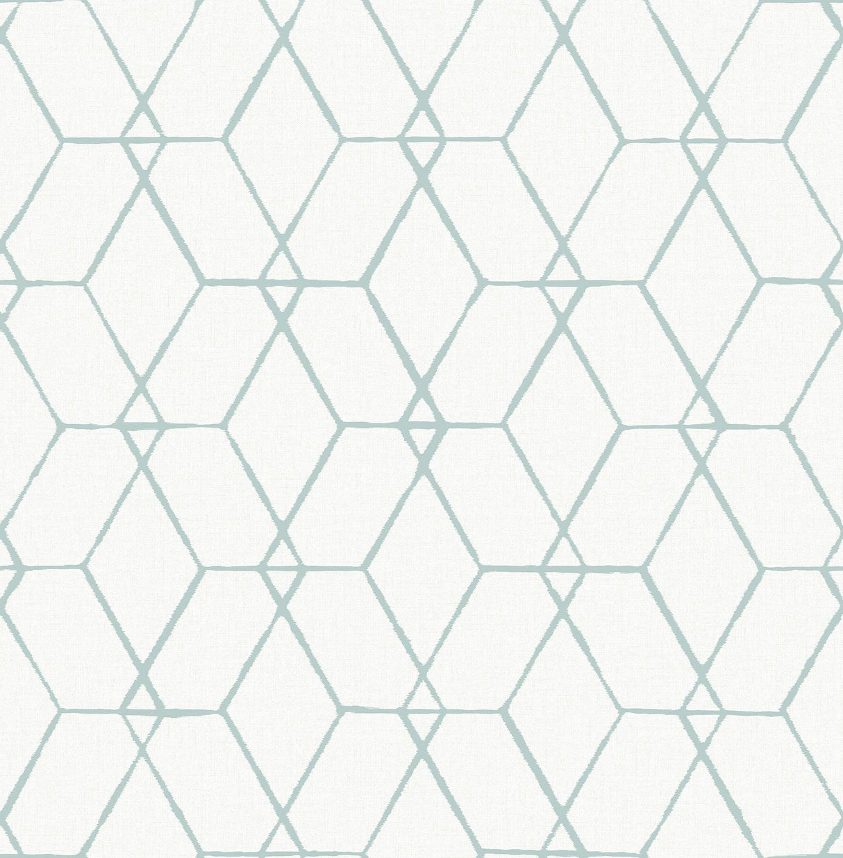 A-Street Prints Osterlen Teal Trellis Wallpaper