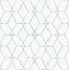 A-Street Prints Osterlen Teal Trellis Wallpaper