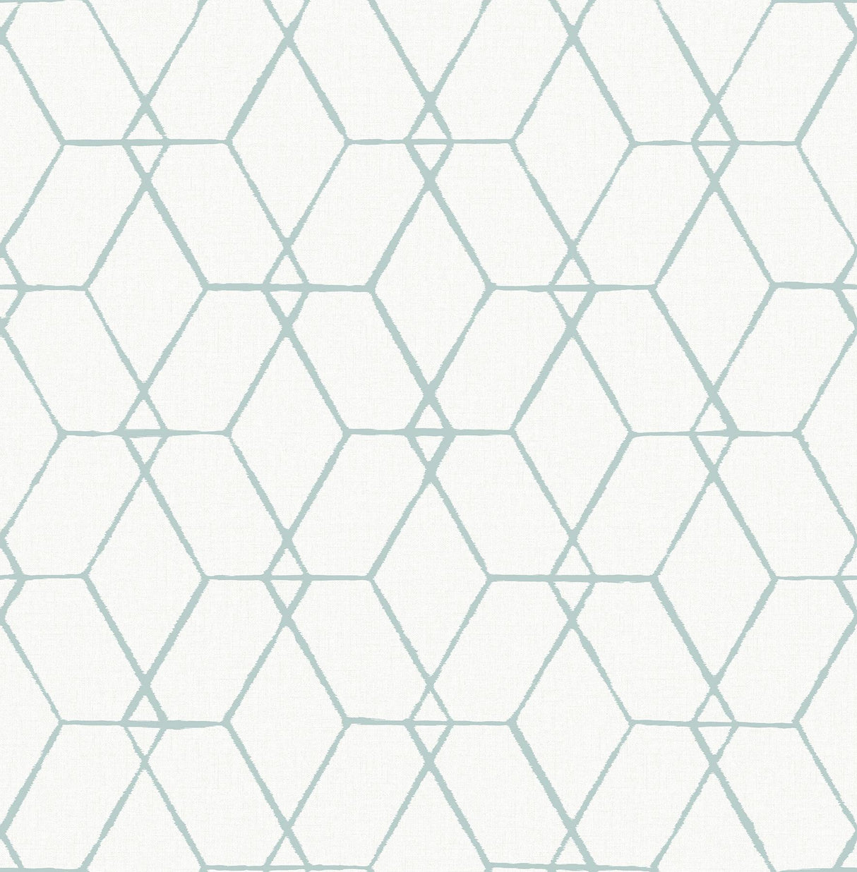 A-Street Prints Osterlen Trellis Teal Wallpaper