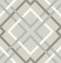 A-Street Prints Saltire Emile Taupe Lattice Wallpaper