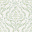 A-Street Prints Featherton Light Green Floral Damask Wallpaper