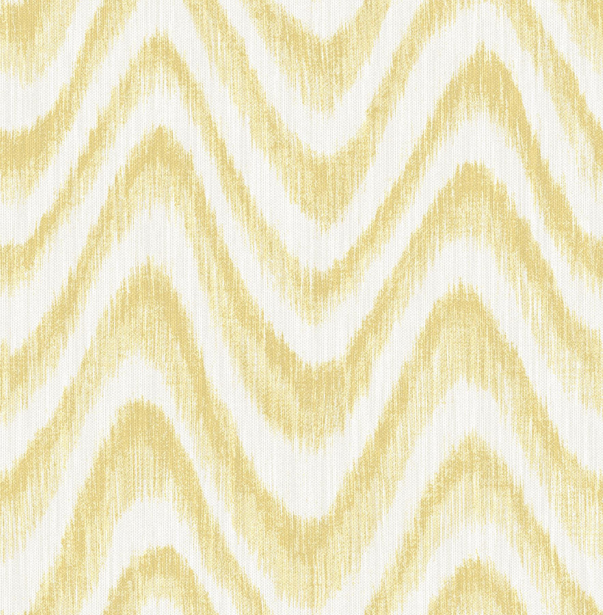 A-Street Prints Bargello Faux Grasscloth Wave Yellow Wallpaper