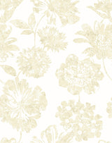 A-Street Prints Folia Floral Beige Wallpaper