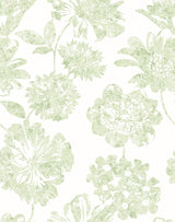 A-Street Prints Folia Light Green Floral Wallpaper