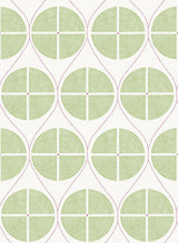 A-Street Prints Luminary Green Ogee Wallpaper