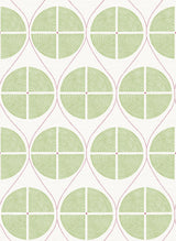 A-Street Prints Luminary Ogee Green Wallpaper
