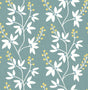A-Street Prints Linnea Elsa Teal Botanical Trail Wallpaper