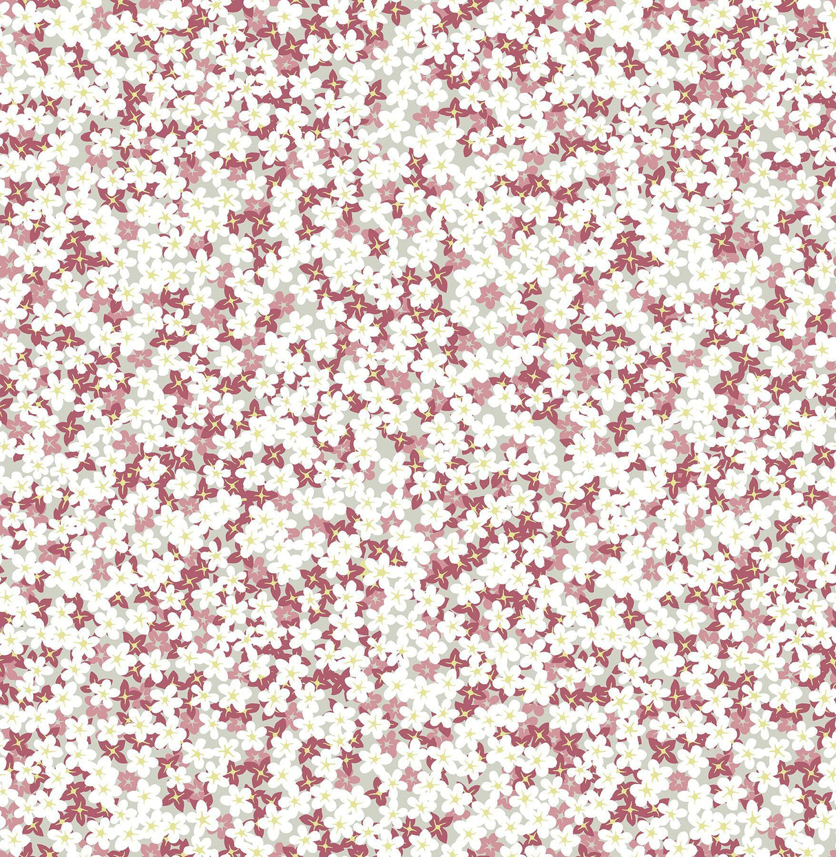 A-Street Prints Giverny Pink Miniature Floral Wallpaper