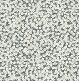 A-Street Prints Giverny Miniature Floral Grey Wallpaper