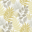 A-Street Prints Palomas Mustard Botanical Wallpaper