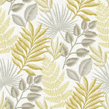 A-Street Prints Palomas Botanical Mustard Wallpaper