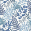 A-Street Prints Palomas Blue Botanical Wallpaper