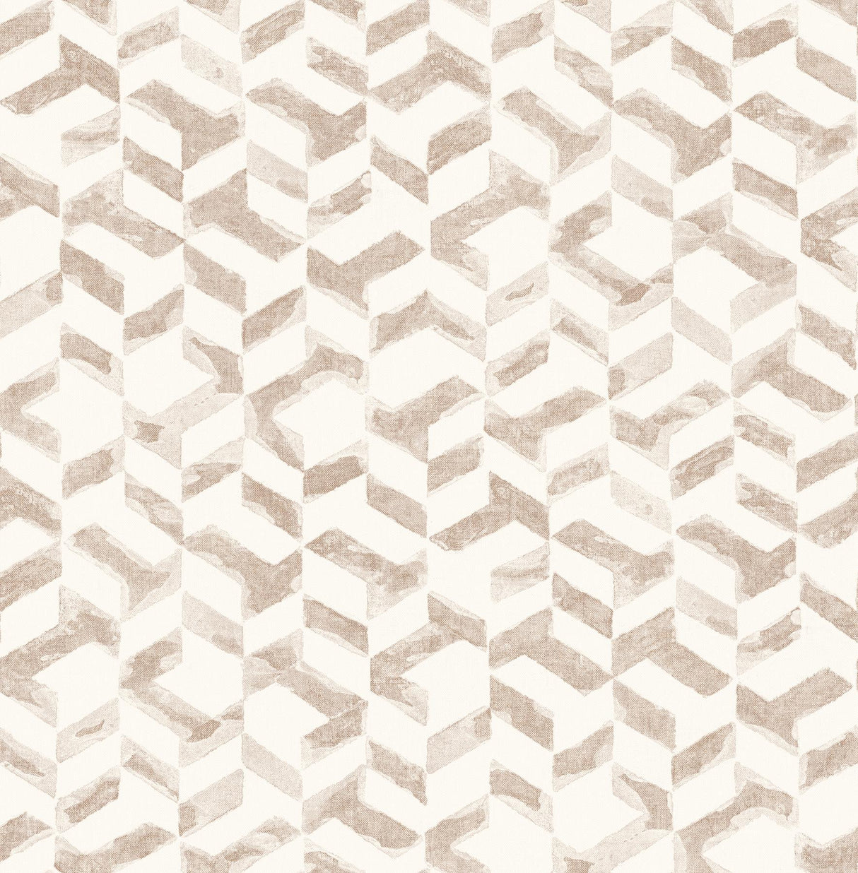 A-Street Prints Theory Chevron Rose Gold Wallpaper