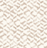 A-Street Prints Theory Chevron Rose Gold Wallpaper