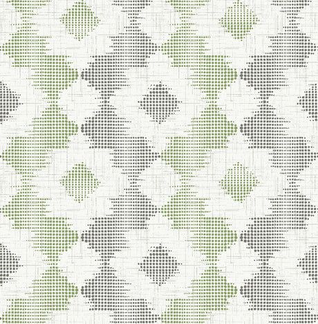 A-Street Prints Theory Fabric Textures Multicolor Wallpaper