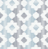 A-Street Prints Theory Flowers Blue Wallpaper