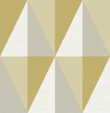 A-Street Prints Theory Fabric Textures Yellow Wallpaper