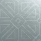 A-Street Prints Theory Geometrics Silver Wallpaper
