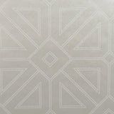 A-Street Prints Theory Geometrics Platinum Wallpaper