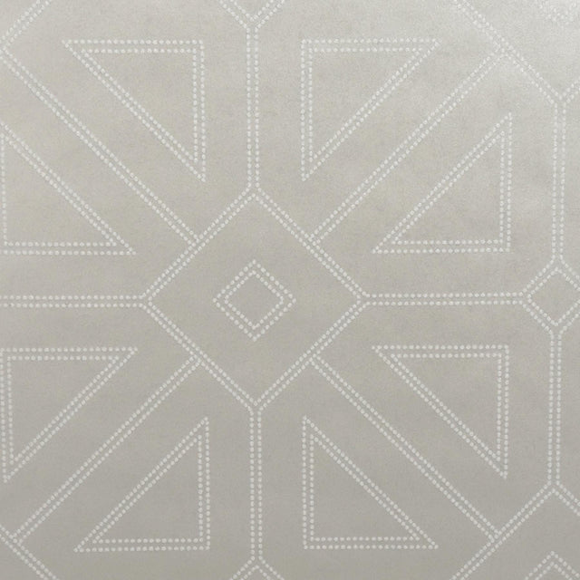 A-Street Prints Theory Geometrics Platinum Wallpaper