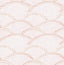 A-Street Prints Bennett Pink Dotted Scallop Wallpaper