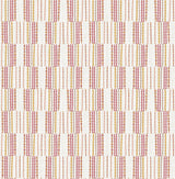 A-Street Prints Burgen Orange Geometric Linen Wallpaper