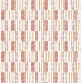 A-Street Prints Burgen Geometric Linen Orange Wallpaper