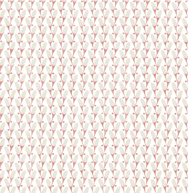 A-Street Prints Landon Pink Abstract Geometric Wallpaper