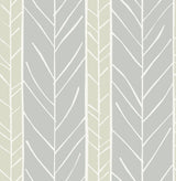 A-Street Prints Lottie Grey Stripe Wallpaper