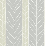 A-Street Prints Lottie Stripe Grey Wallpaper