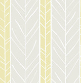 A-Street Prints Lottie Stripe Yellow Wallpaper