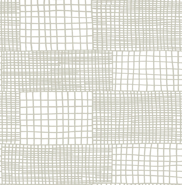 A-Street Prints Maxwell Grey Geometric Wallpaper