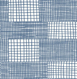 A-Street Prints Maxwell Blue Geometric Wallpaper