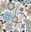 A-Street Prints Piper Light Blue Floral Wallpaper