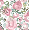 A-Street Prints Orla Pink Floral Wallpaper