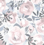 A-Street Prints Orla Purple Floral Wallpaper