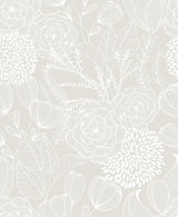 A-Street Prints Alannah Bone Botanical Wallpaper