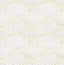A-Street Prints Bennett Grey Dotted Scallop Wallpaper